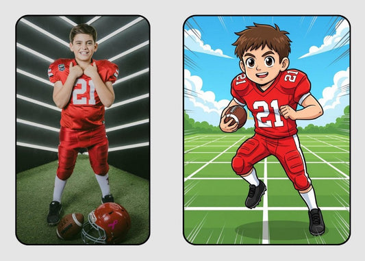 Manga-Style Portrait - 20" x 30" (50 x 76 cm)